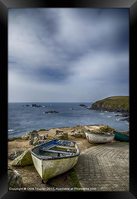Serenity at Lizard Point Framed Print by Chris Thaxter