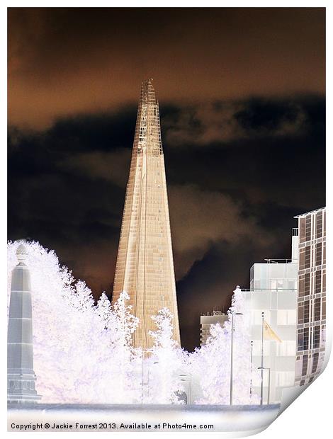 The Shard Print by Jackie Forrest