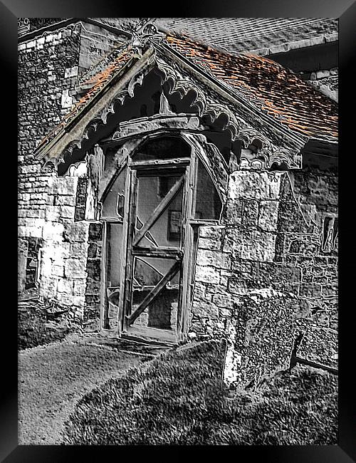 The Doorway Framed Print by carin severn