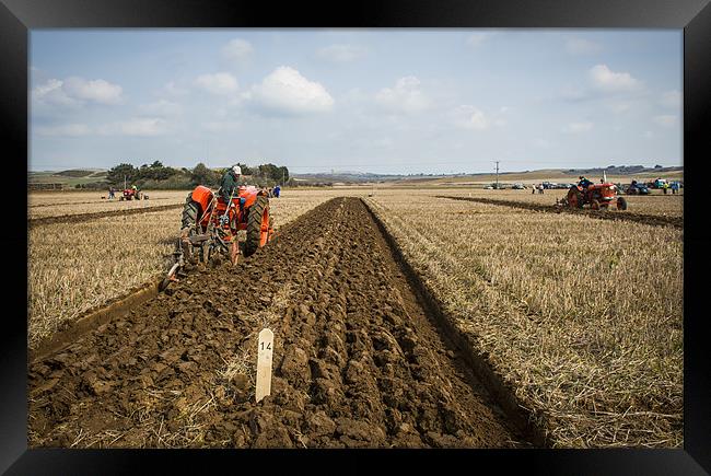 Memorial Ploughing Match Framed Print by Ian Johnston  LRPS