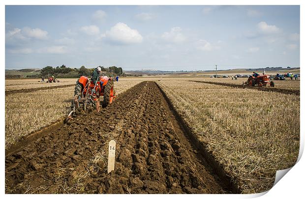 Memorial Ploughing Match Print by Ian Johnston  LRPS