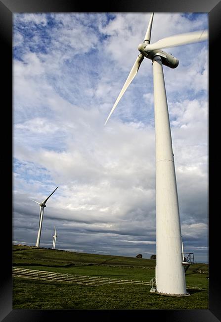 Wind turbines Framed Print by Philip Teale
