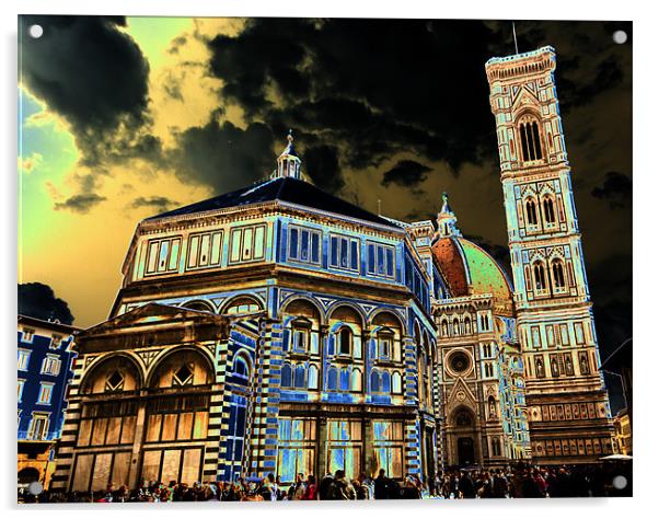 Duomo Acrylic by les tobin