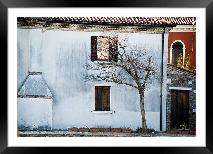 Murano house Framed Mounted Print by Philip Teale