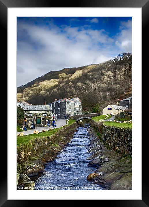 Majestic Boscastle Harbour Framed Mounted Print by Chris Thaxter