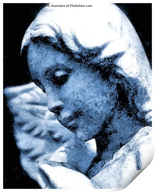 My Angel Print by Brian  Raggatt