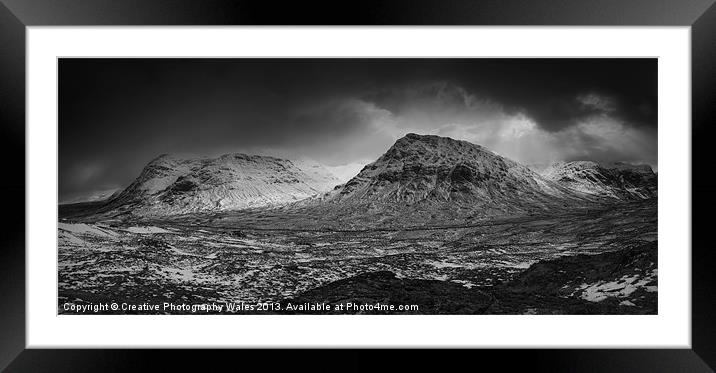 Buachaille Etive Mor, Glencoe Scotland Framed Mounted Print by Creative Photography Wales
