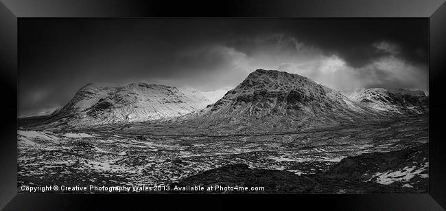 Buachaille Etive Mor, Glencoe Scotland Framed Print by Creative Photography Wales