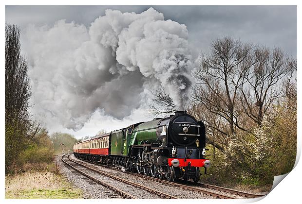 Tornado storming through the Nene Valley Print by Ian Duffield