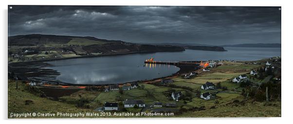 Uig Dawn, Isle of Skye, Scotland Acrylic by Creative Photography Wales
