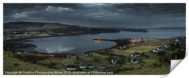 Uig Dawn, Isle of Skye, Scotland Print by Creative Photography Wales
