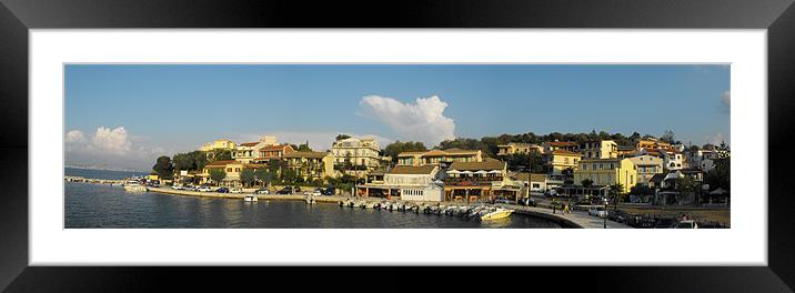 Kassiopi Framed Mounted Print by Rodney Leith