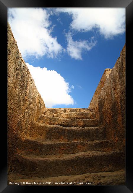 Stairway to Heaven Framed Print by Dave Menzies