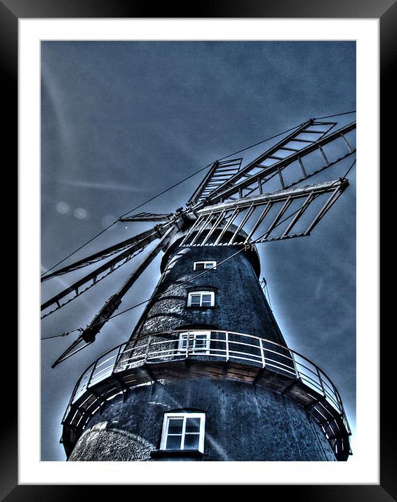 The Mill of the Fens Framed Mounted Print by carin severn