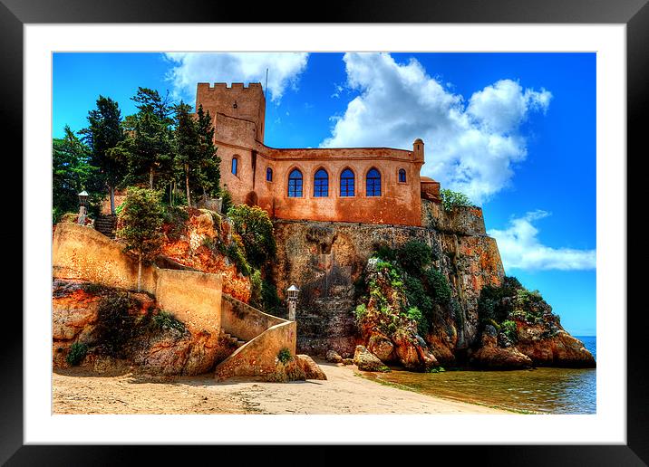 Fort Sao Joao do Arade. Framed Mounted Print by Dave Wilkinson North Devon Ph