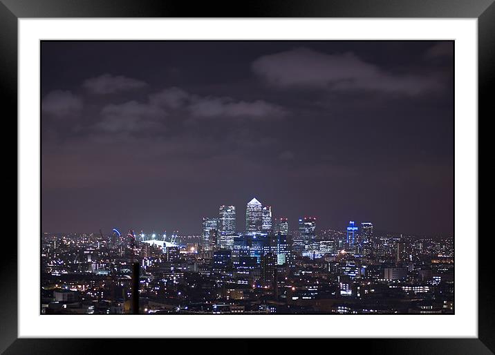 London Nights 2 Framed Mounted Print by Jason Green
