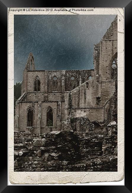 Tintern Abbey Framed Print by LIZ Alderdice