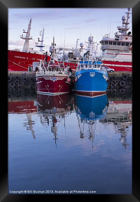 Fraserburgh Harbour Photo Framed Print by Bill Buchan