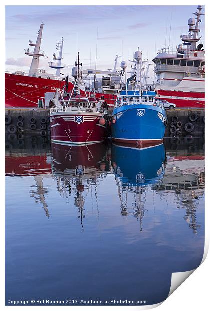 Fraserburgh Harbour Photo Print by Bill Buchan