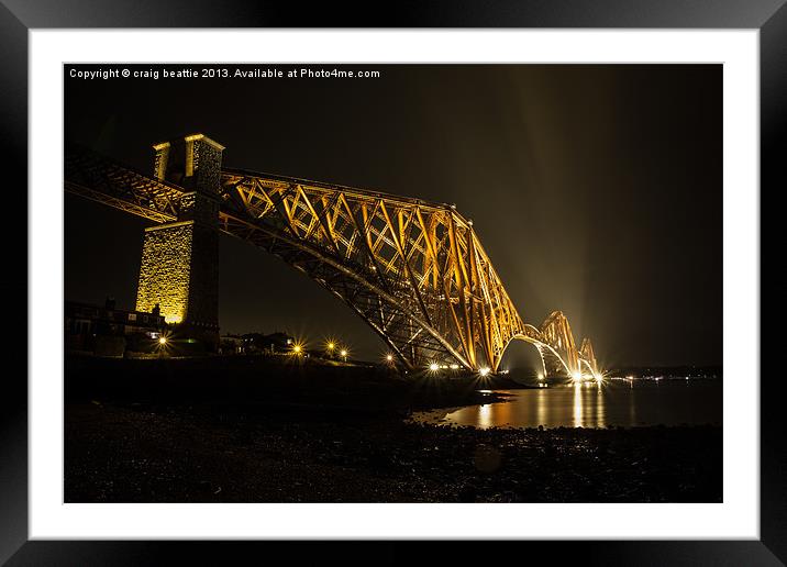 The Bridge That Everyone Knows Framed Mounted Print by craig beattie