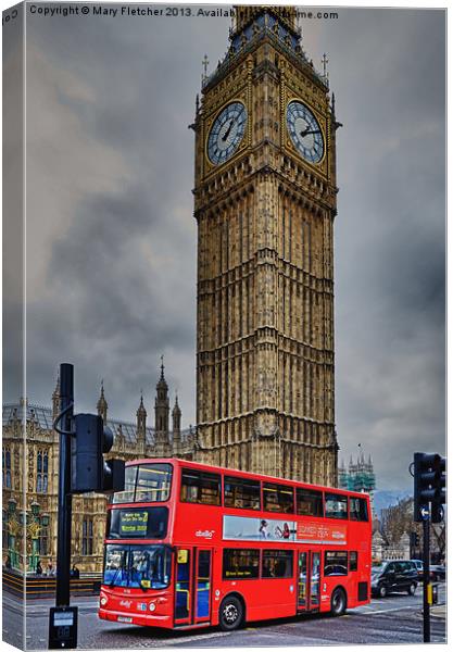 Iconic London Canvas Print by Mary Fletcher