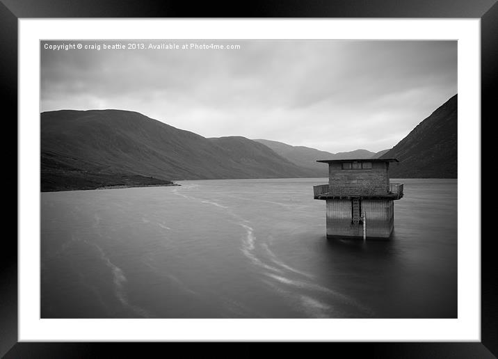 Watery Tower Framed Mounted Print by craig beattie