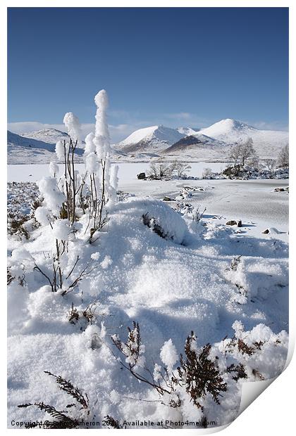 Winter in the Scottish Highlands. Print by John Cameron