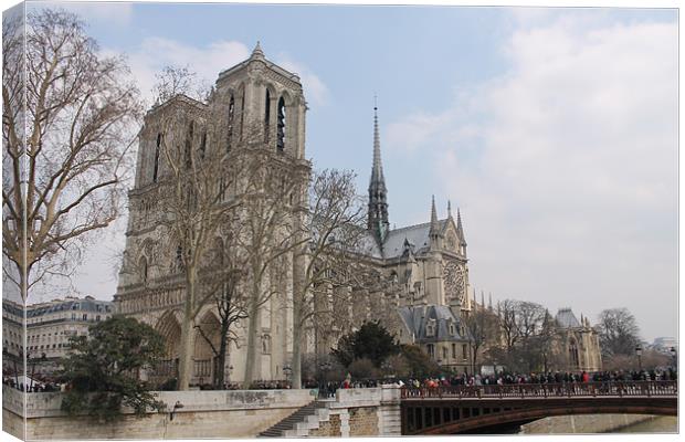 Notre Dame Canvas Print by neal frost