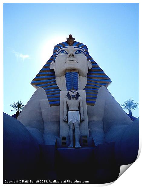 Sphinx at the Luxor Vegas Print by Patti Barrett