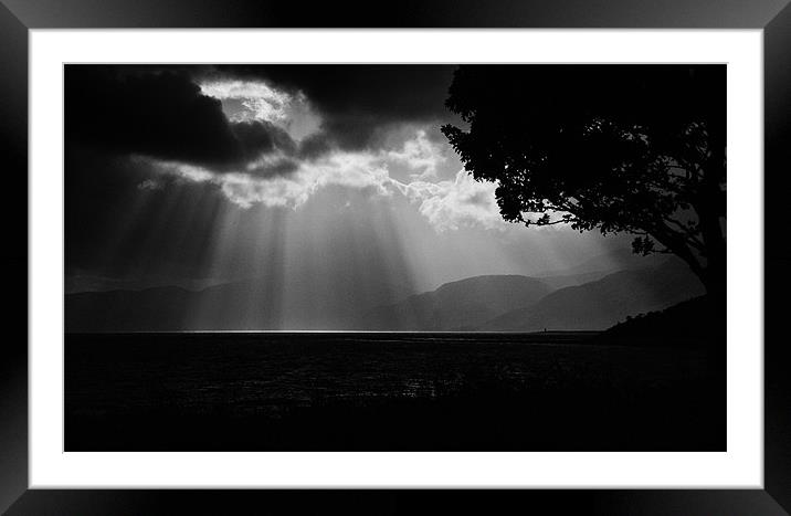Sun Rays Framed Mounted Print by Paul Want