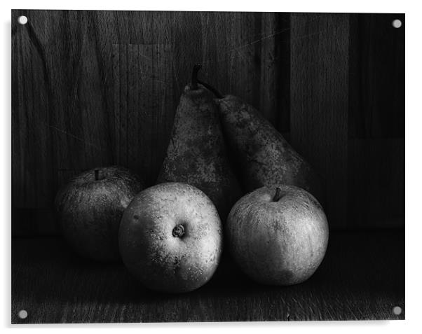 Apples & Pears Acrylic by Paul Want