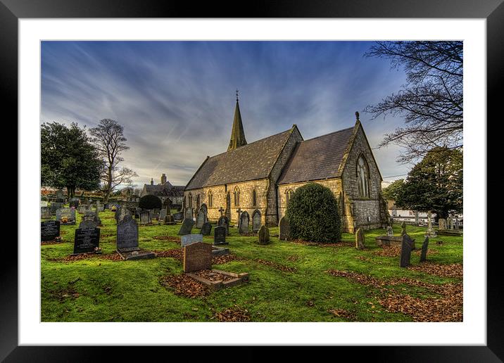 Autumn Church Framed Mounted Print by Ian Mitchell