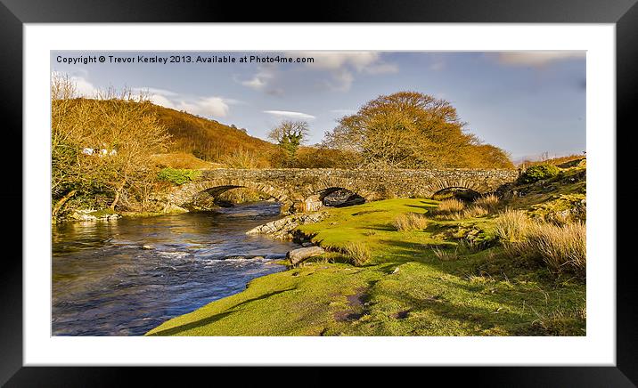 River Duddon Lake District Framed Mounted Print by Trevor Kersley RIP