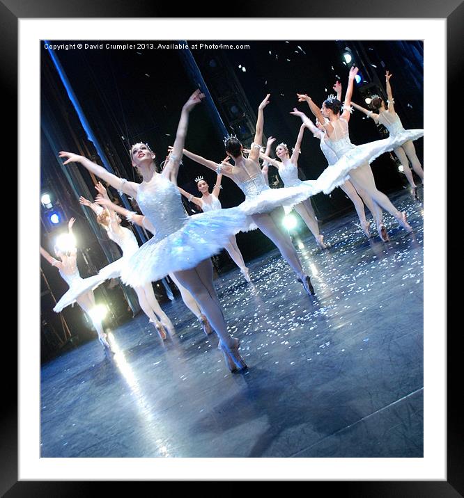 Ballerinas on Stage Framed Mounted Print by David Crumpler
