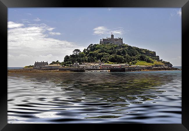 St Michaels Mount Framed Print by Peter Cope