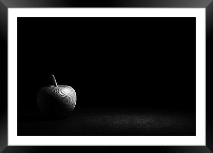 Apple Framed Mounted Print by Paul Want