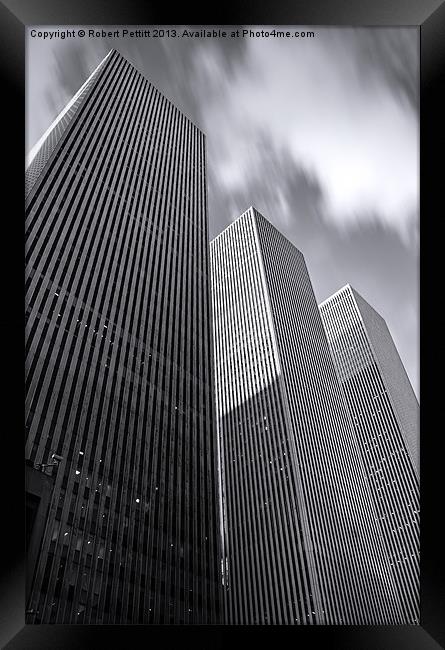 Skyscraper Framed Print by Robert Pettitt