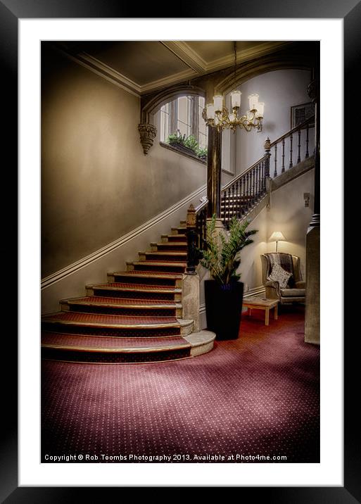 THE STAIRCASE Framed Mounted Print by Rob Toombs