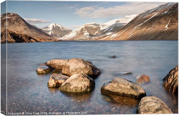 Wast Water Rocks Canvas Print by Chris Frost