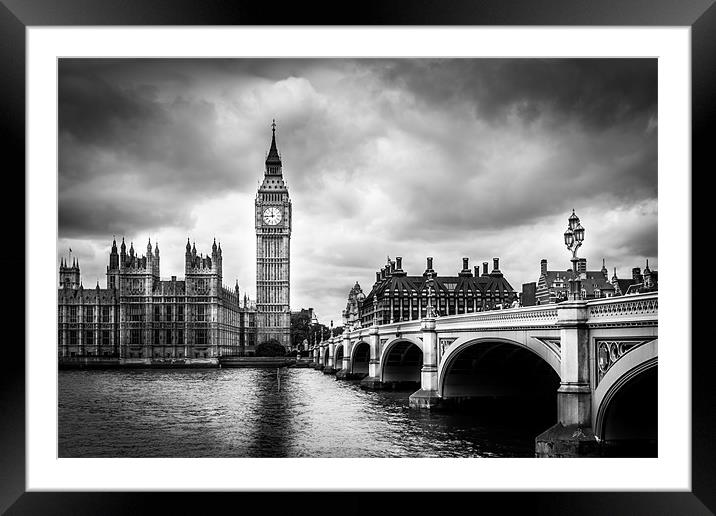 Westminster In London Framed Mounted Print by Jonny Essex