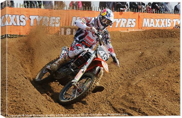 Jake Nicholls Canvas Print by Mark Bunning