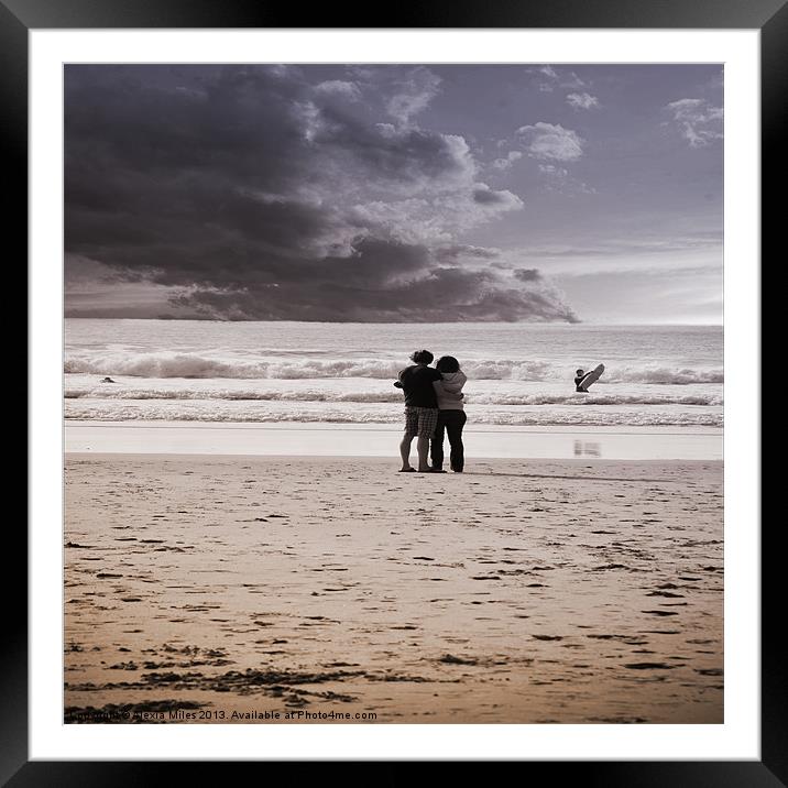 Love is Framed Mounted Print by Alexia Miles