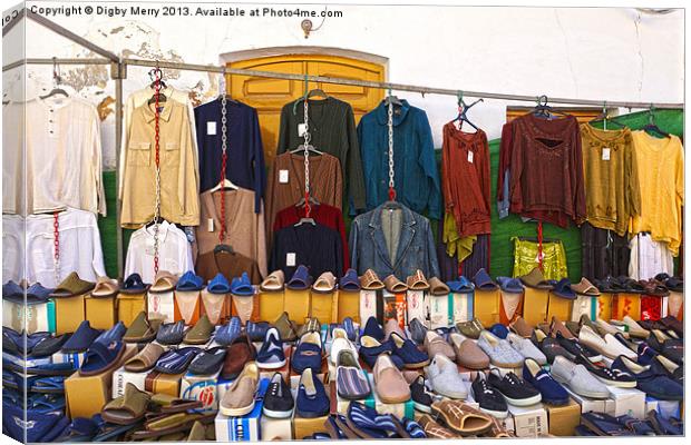 Shoes and shirts Canvas Print by Digby Merry