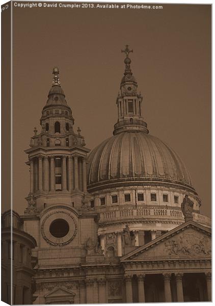 St Pauls of Old Canvas Print by David Crumpler