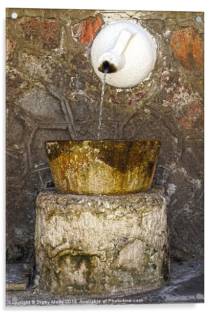 La Fuente Acrylic by Digby Merry
