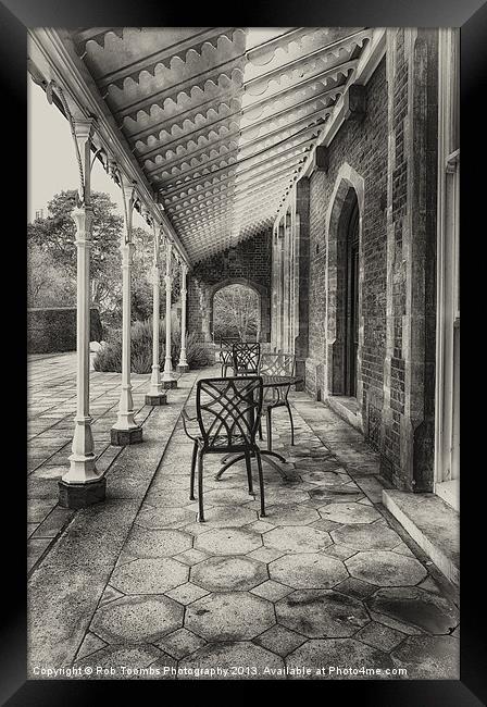 THE GRAND PATIO Framed Print by Rob Toombs