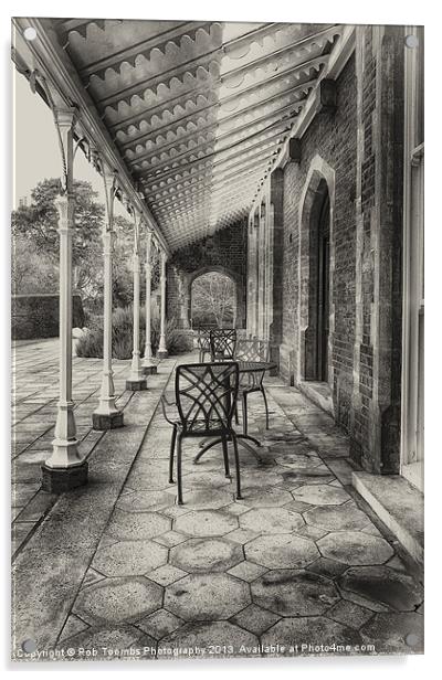 THE GRAND PATIO Acrylic by Rob Toombs