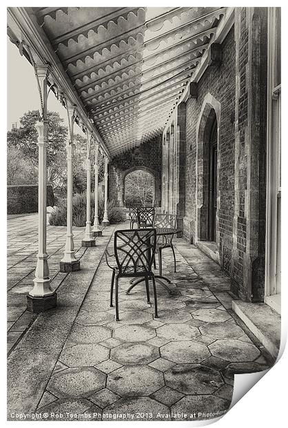 THE GRAND PATIO Print by Rob Toombs