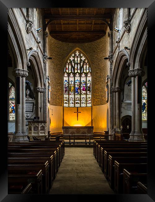 St Lawrence Church Hungerford Framed Print by Mark Llewellyn