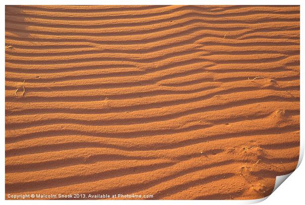 Desert Sands Print by Malcolm Snook